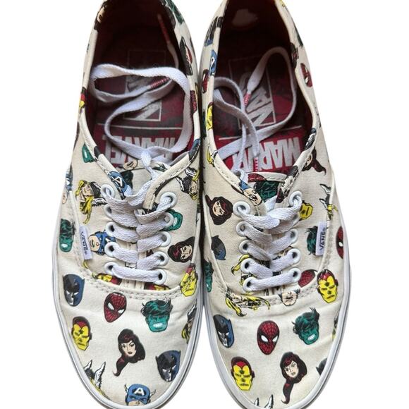 Vans x Marvel Superhero Print Sneakers Men’s Size 7.5 – Limited Edition - Picture 11 of 13